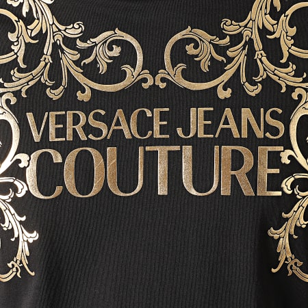 Versace Jeans Couture - Tee Shirt B3GZB7T Noir Doré