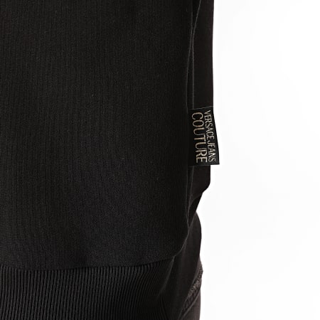 Versace Jeans Couture - Sweat Capuche Brushed Fleece Noir