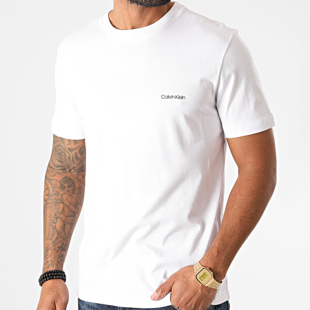 Calvin Klein - Tee Shirt Logo 4062 Blanc