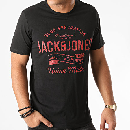 Jack And Jones - Tee Shirt Jeanswear Noir