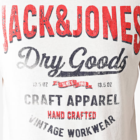 Jack And Jones - Tee Shirt Jeanswear Ecru