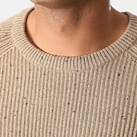 Jack And Jones - Pull Fuel Beige Chiné
