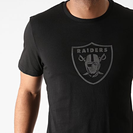 New Era - Camiseta con estampado reflectante de Los Vegas Raiders 12553250 Negro