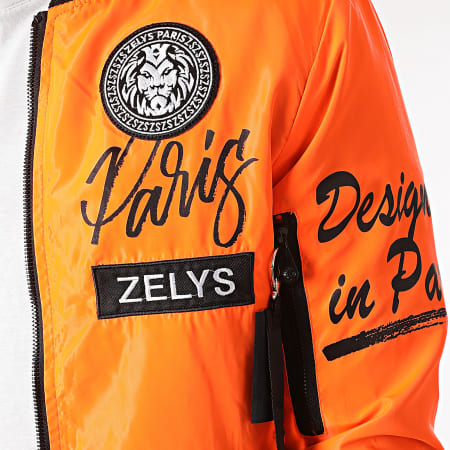 Zelys Paris - Veste Bomber Ydesigned Orange Fluo