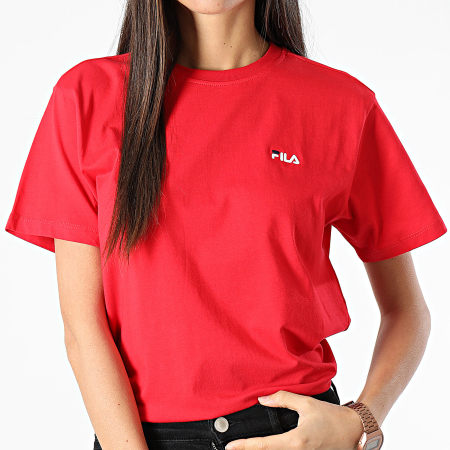 Fila Tee Shirt Femme Eara Rouge LaBoutiqueOfficielle