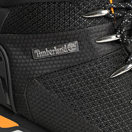 Timberland - Boots Euro Sprint Waterproof Mid Hiker A2E1R Black Knit Orange