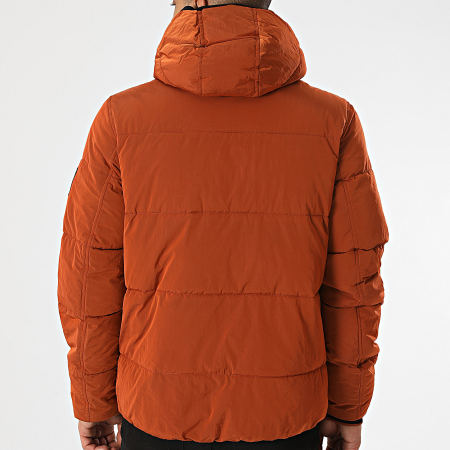 Calvin Klein - Doudoune Capuche Crinkle Nylon 5970 Orange