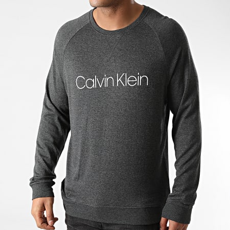 Calvin Klein - Sweat Crewneck NM1769E Gris Anthracite Chiné