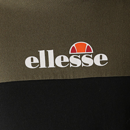 Ellesse - Tee Shirt Timos SLF11481 Vert Kaki Blanc Noir
