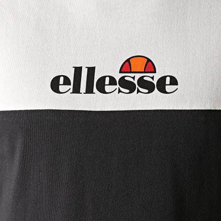 Ellesse - Tee Shirt Tricolore Timos SLF11481 Blanc Bleu Marine Rouge