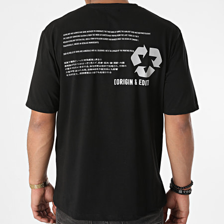 Aarhon - Tee Shirt 93056 Noir Réfléchissant