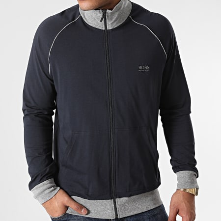 BOSS - Giacca con zip Mix And Match 50379013 Navy Heather Grey