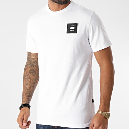 G-Star - Camiseta D18197-C336 Blanco