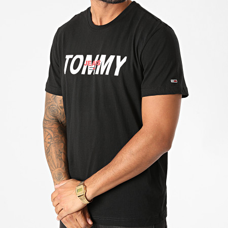 Tommy Jeans - Tee Shirt Layered Graphic 9481 Noir