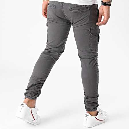 Indicode Jeans - Pantaloni jogger Lakeland grigio antracite