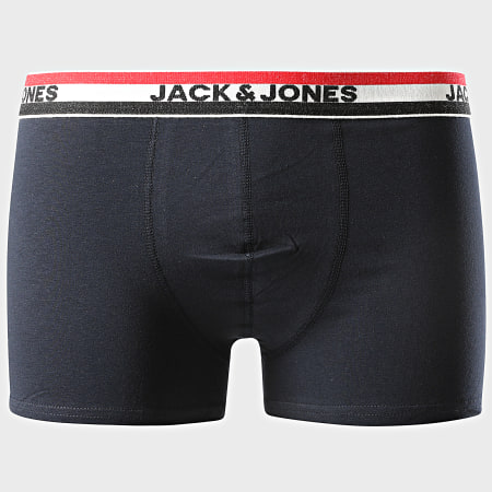 Jack And Jones - Lot De 5 Boxers Strib 12183666 Noir