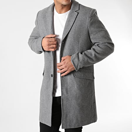 Only And Sons - Manteau Julian Gris Chiné