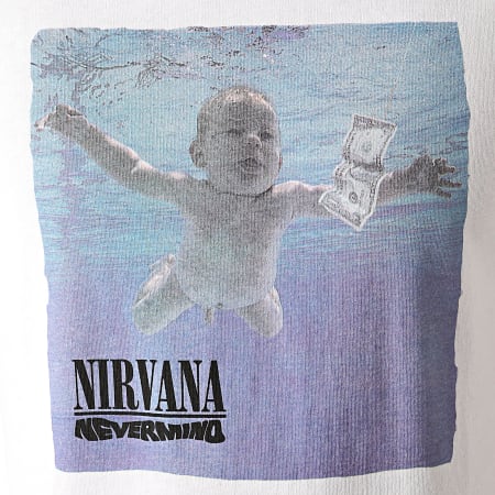Only And Sons - Tee Shirt Nirvana Blanc