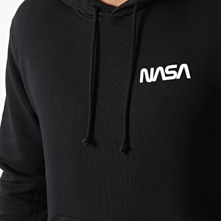 NASA - Lot De 2 Sweats Capuche Simple Chest Noir Blanc