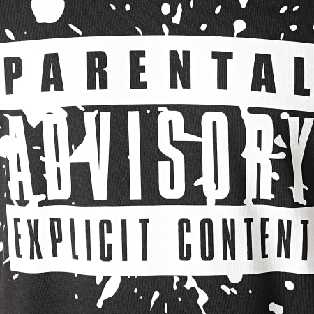Parental Advisory - Parental Advisory Splatter Camiseta Negro Blanco