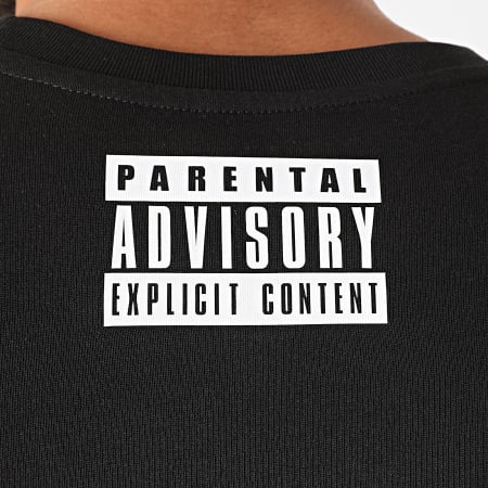 Parental Advisory - Maglietta adesiva Parental Advisory nera