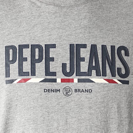 Pepe Jeans - Tee Shirt Brenton PM507453 Gris Chiné