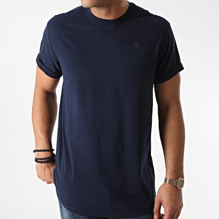 G-Star - Tee Shirt Oversize Lash D16396-B353 Bleu Marine