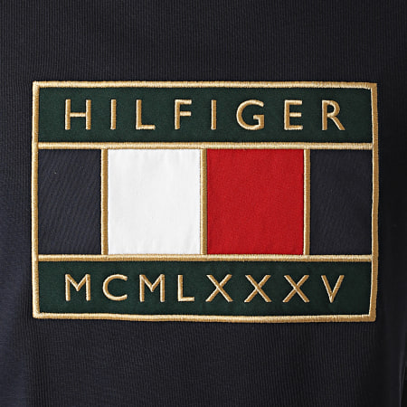 Tommy Hilfiger - Tee Shirt Global Flag Relaxed 5332 Bleu Marine