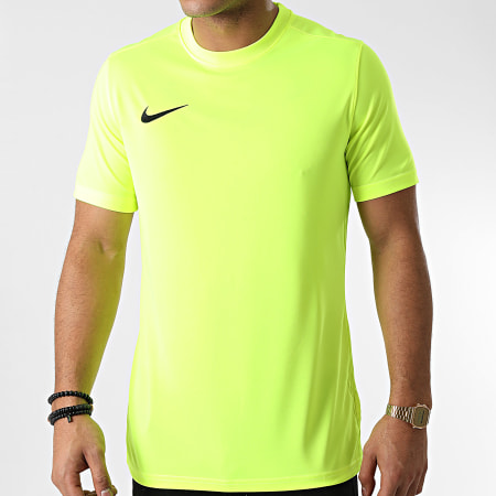 luego Abigarrado Puede ser ignorado Nike - Tee Shirt Dri-FIT Jaune Fluo - LaBoutiqueOfficielle.com