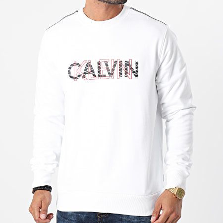 Calvin Klein - Sweat Crewneck Graphic Logo 6482 Blanc