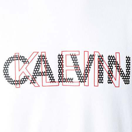 Calvin Klein - Sweat Crewneck Graphic Logo 6482 Blanc