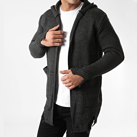Ikao - Gilet A Capuche LL185 Gris Anthracite
