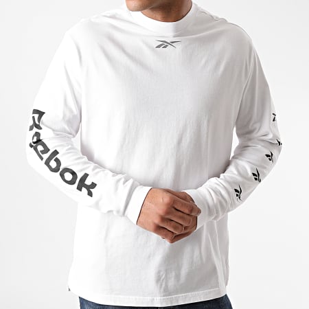 Reebok - Tee Shirt Manches Longues FU3106 Blanc