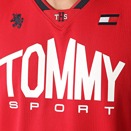 Tommy Hilfiger - Débardeur Basketball Iconic 0501 Rouge