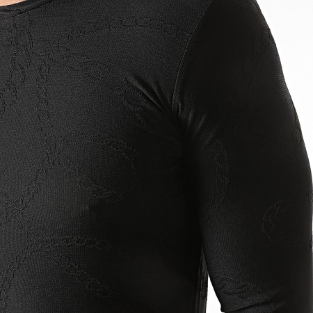 Frilivin - Tee Shirt Manches Longues Oversize U2151 Noir