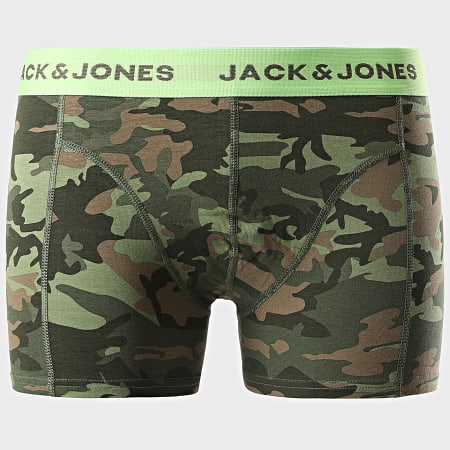 Jack And Jones - Lot De 3 Boxers Camo 12179846 Vert Kaki Bleu Marine Noir