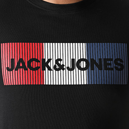 Jack And Jones - Corp Logo Camiseta Negro
