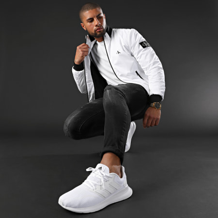 Veste calvin 2025 klein homme blanche