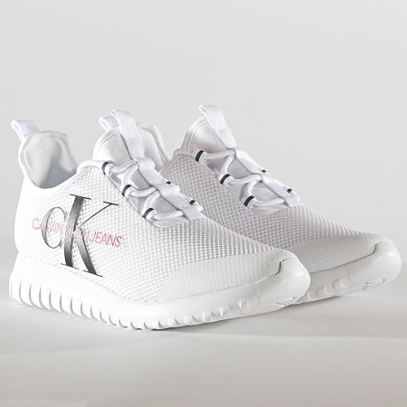calvin klein jeans rosilee runner trainers in white