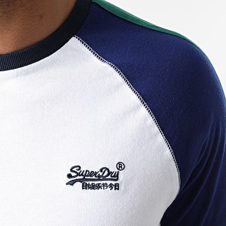 Superdry - Tee Shirt A Bandes OL Racer Cut And Sew Ringer M1000014A Blanc