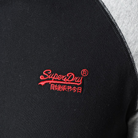 Superdry - Tee Shirt A Bandes OL Racer Cut And Sew Ringer M1000014A Noir
