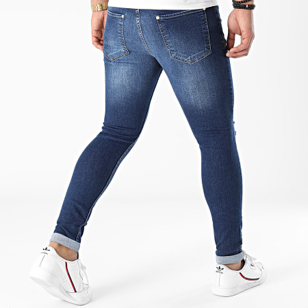 LBO - Destroy 1453 Jeans Super Skinny Fit Denim azul oscuro