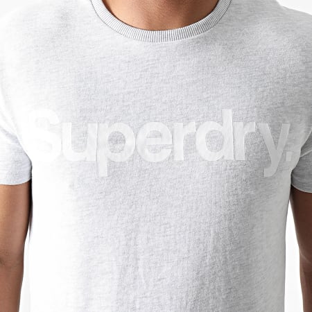 Superdry - Tee Shirt Classic NS M1010248A Gris Chiné