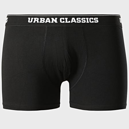 Urban Classics - Lot De 5 Boxers TB3846 Noir Gris Anthracite Bleu Marine