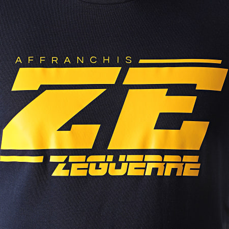 Zeguerre - Camiseta ZE azul marino