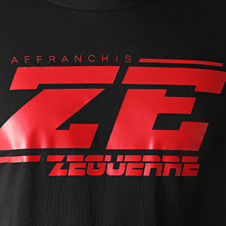 Zeguerre - Maglietta ZE Nero Rosso