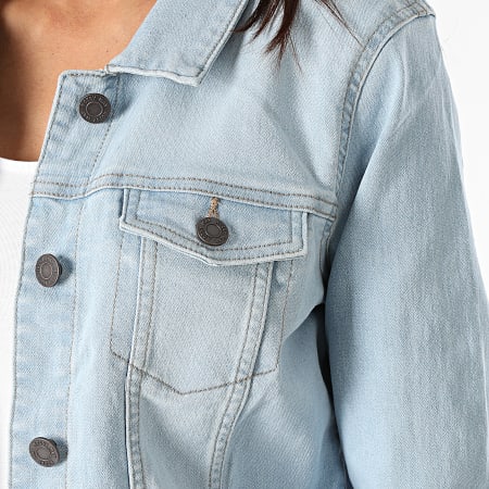 Noisy May - Giacca di jeans Debra da donna con lavaggio blu