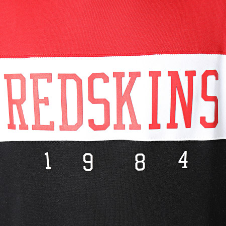 Redskins - Sweat Crewneck Tricolore Fouga Skyline Noir Rouge Blanc