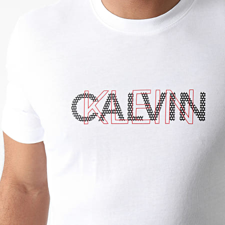 Calvin Klein - Tee Shirt Graphic Logo 6486 Blanc