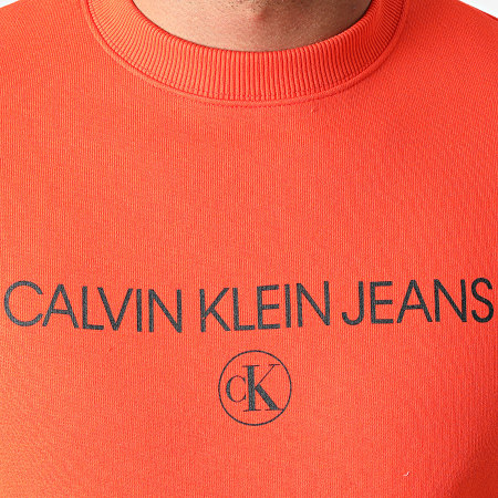 Calvin Klein - Sweat Crewneck Archive Logo 6683 Orange